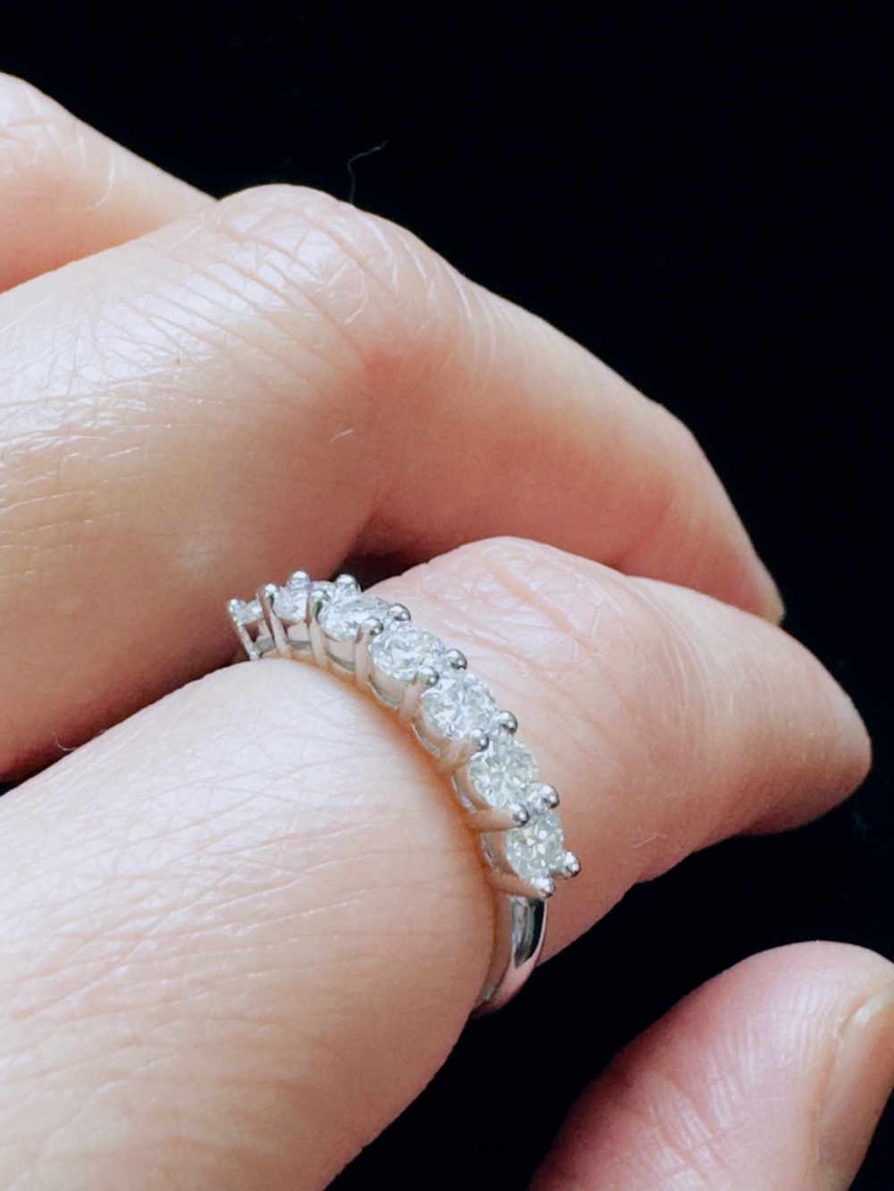 S925 Sterling Silver Moissanite Ring